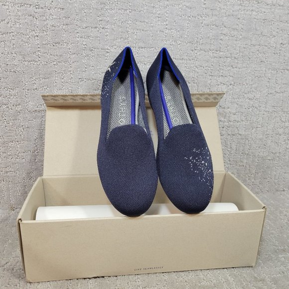 Rothy's The Loafer Women's Size US 7.5 The Pisces Loafer Slip On Flats Shoes NEW - Picture 1 of 12